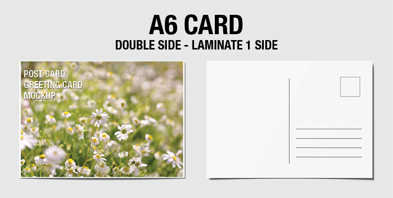A6 card DoublE